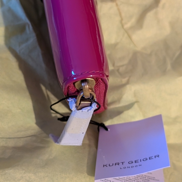 Kurt Geiger Chelsea (Pink/Fuchsia) Patent Leather Clutch (NWT) - Picture 8 of 16